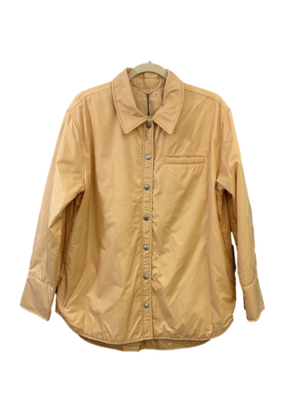 ILSE JACOBSEN: Light Tan Shirt Jacket NWT (oversized)